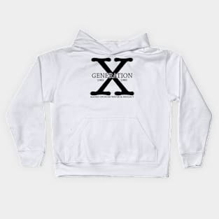 Generation X 1965 - 1980 Raised on Hose Water & Neglect Gift Kids Hoodie